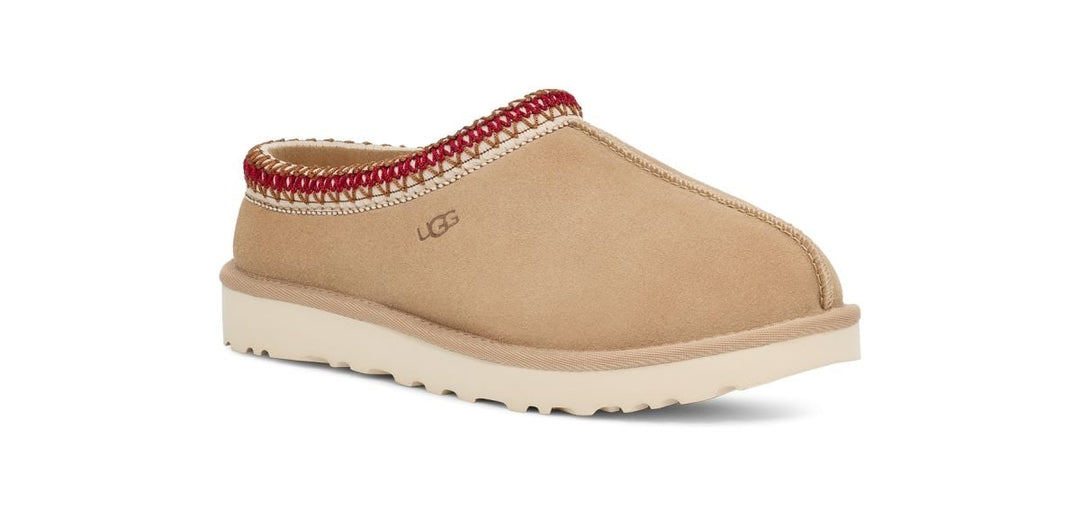 UGG Womens Tasman Clog Sand/Dark Cherry - 5955-SNDD SAND/DARK CHERRY Image 1