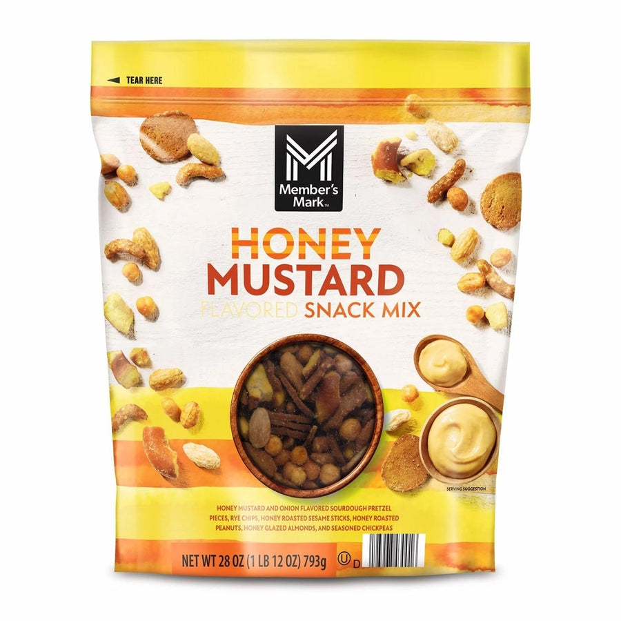 Members Mark Honey Mustard Snack Mix 28 Ounce Image 1