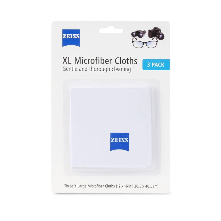 Zeiss Jumbo Microfiber Cleaning Cloths 3 Pack Image 2