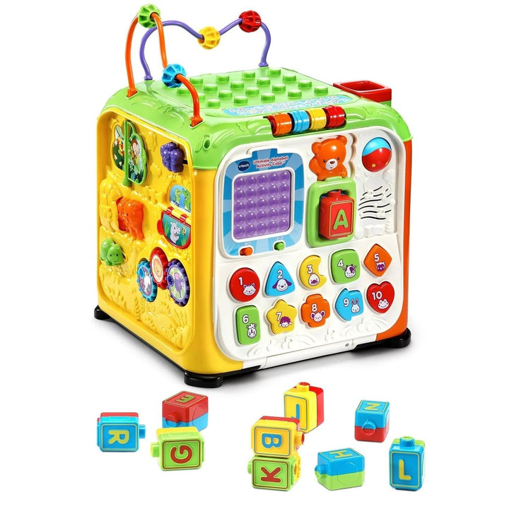 VTech Ultimate Alphabet Activity Cube Yellow Image 1