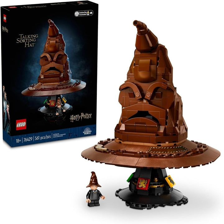 LEGO Harry Potter Talking Sorting Hat Building Set 561 Pieces (76429) Image 1