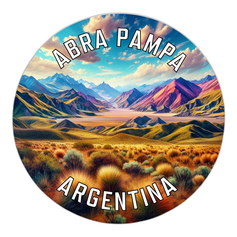 Abra Pampa Argentina Souvenir Die Cut Flat Magnet Image 1