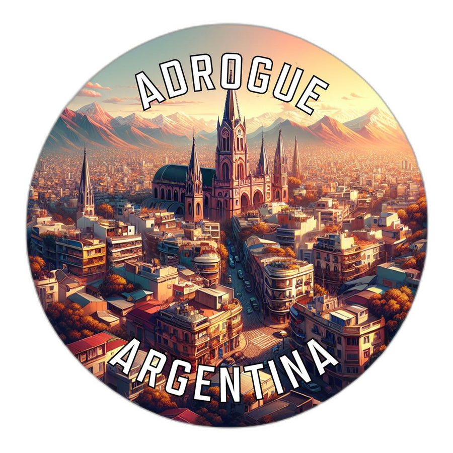 Adrogue Argentina Souvenir Die Cut Flat Magnet Image 1