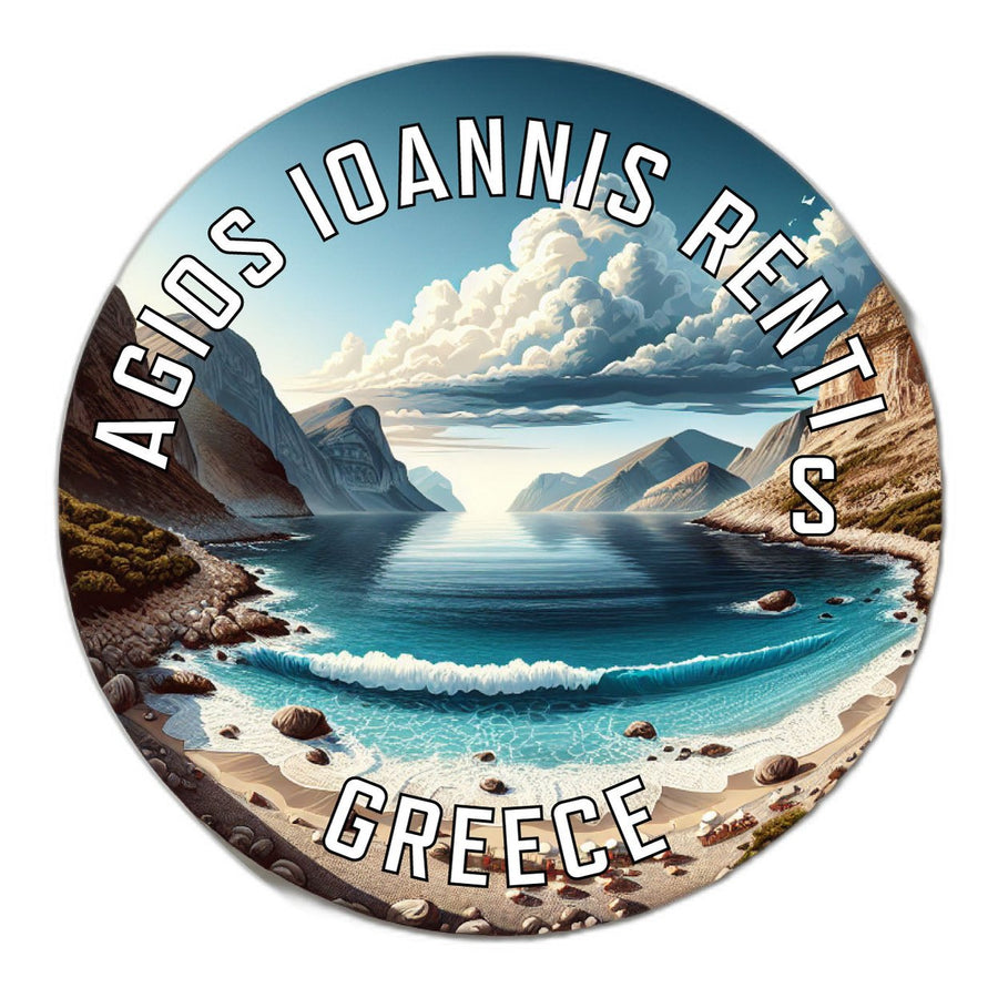 Agios Ioannis Rentis Greece Souvenir Die Cut Flat Magnet Image 1