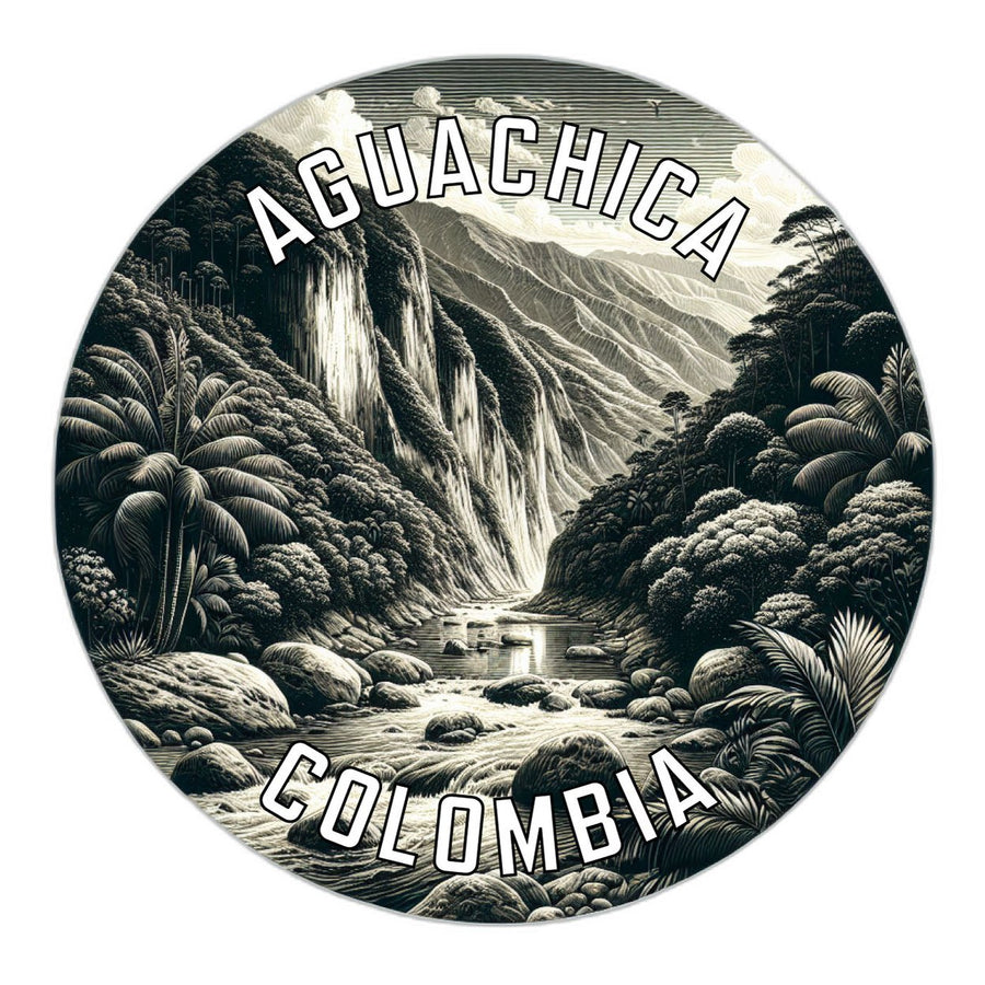 Aguachica Colombia Souvenir Die Cut Flat Magnet Image 1