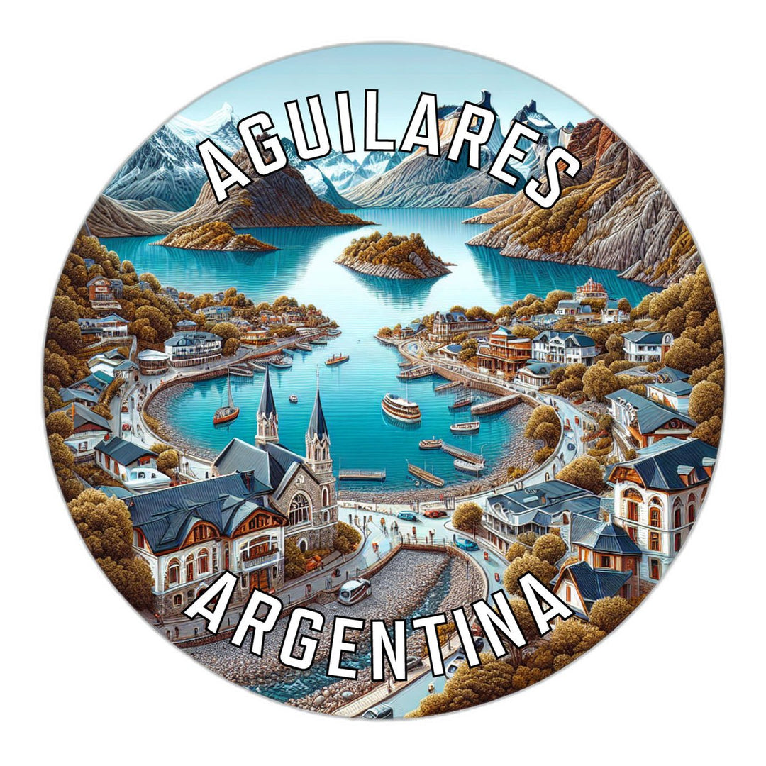 Aguilares Argentina Souvenir Die Cut Flat Magnet Image 1