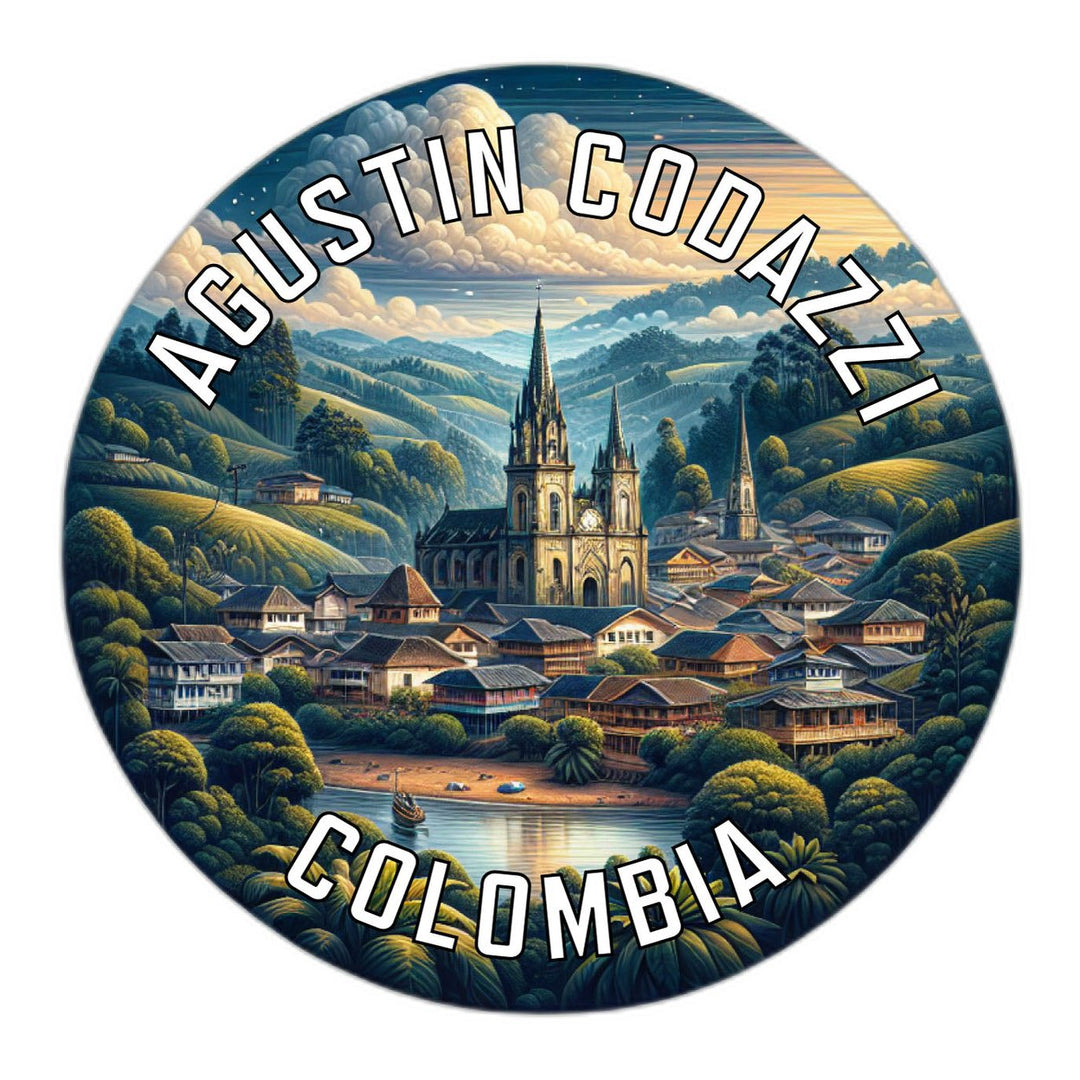 Agustin Codazzi Colombia Souvenir Die Cut Flat Magnet Image 1