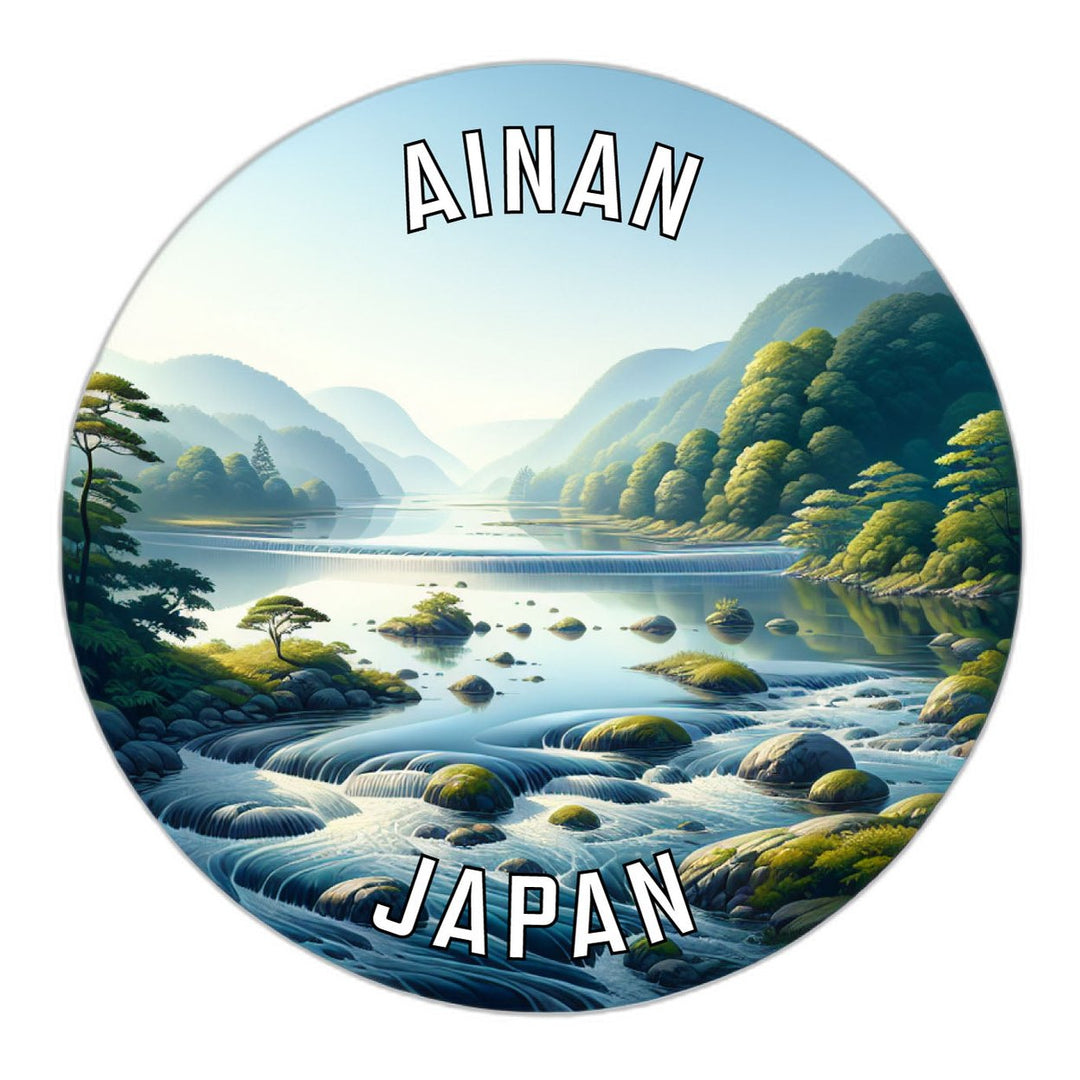 Ainan Japan Souvenir Die Cut Flat Magnet Image 1