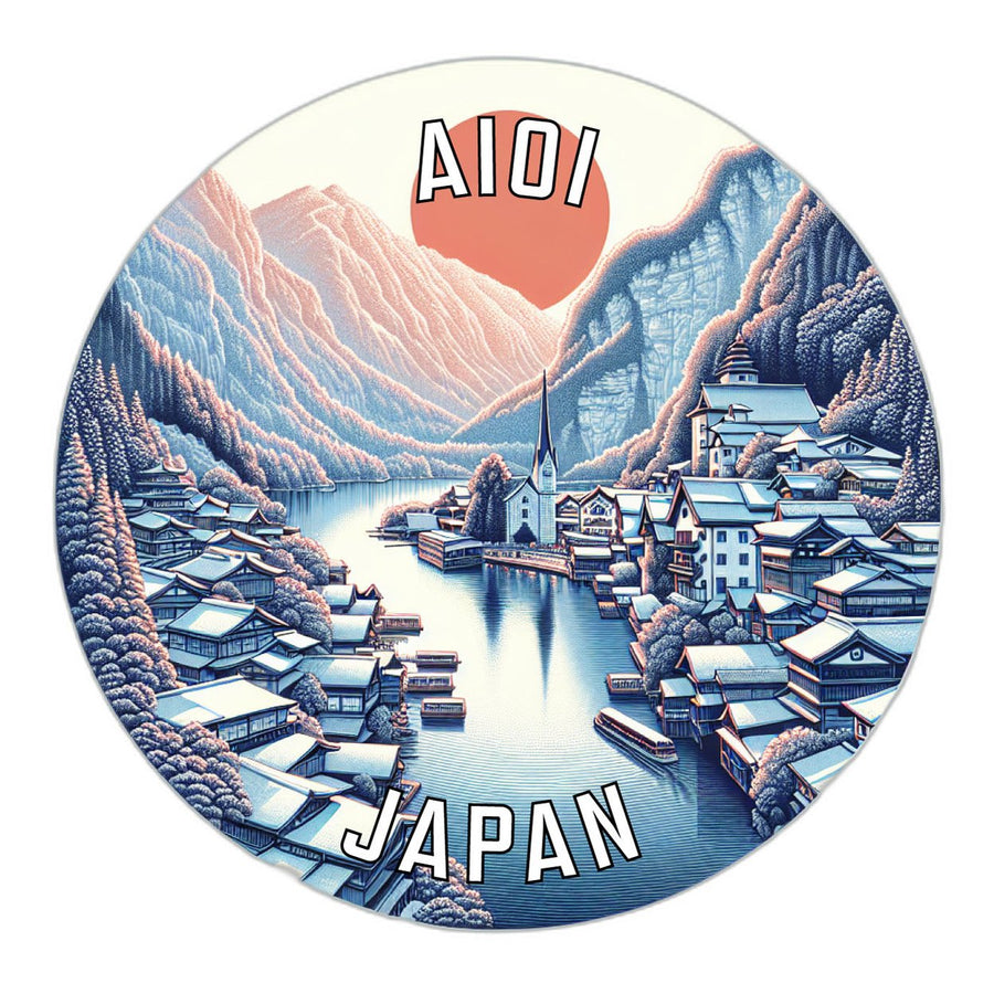 Aioi Japan Souvenir Die Cut Flat Magnet Image 1