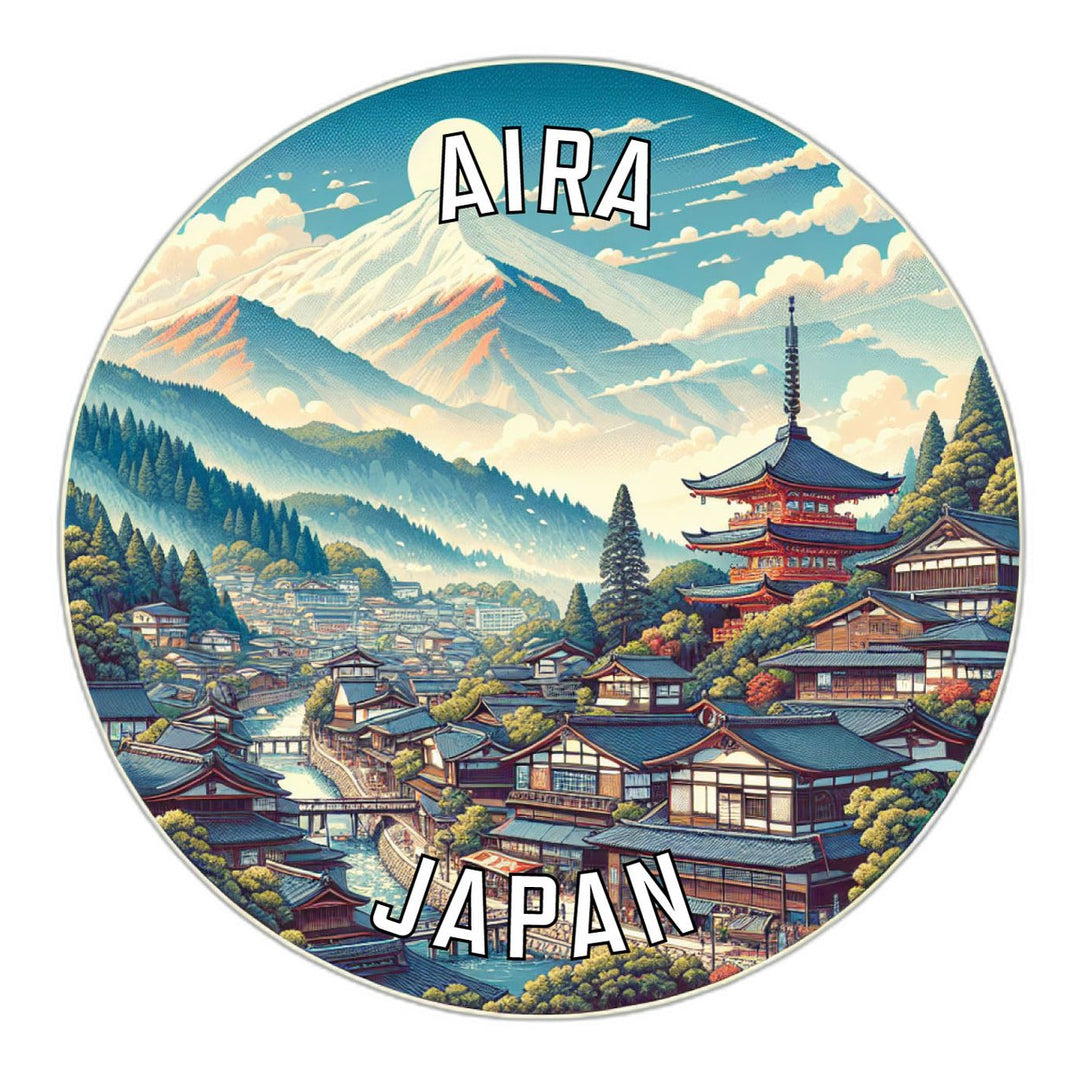 Aira Japan Souvenir Die Cut Flat Magnet Image 1