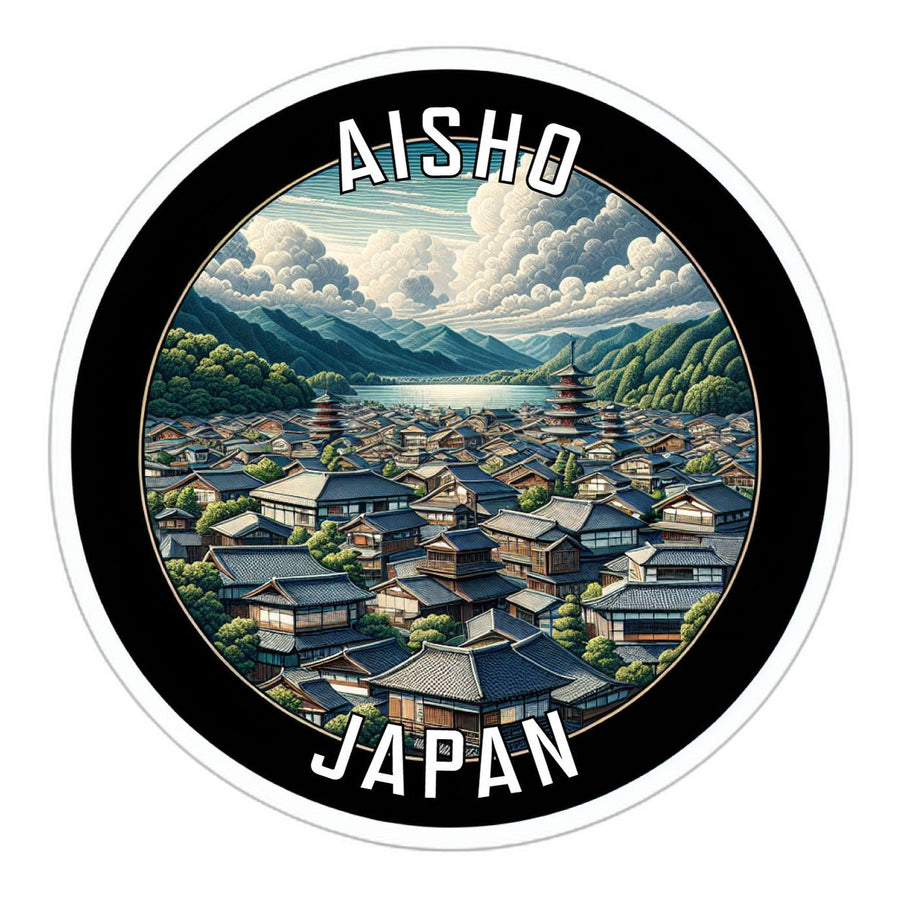 Aisho Japan Souvenir Die Cut Flat Magnet Image 1