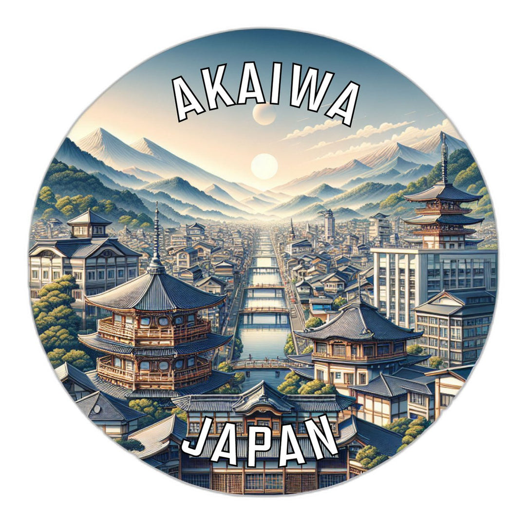 Akaiwa Japan Souvenir Die Cut Flat Magnet Image 1