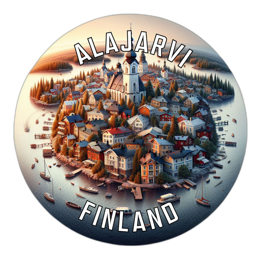 Alajarvi Finland Souvenir Die Cut Flat Magnet Image 1