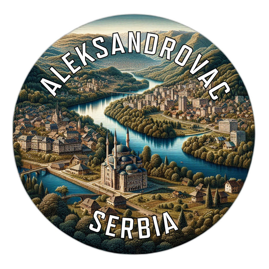 Aleksandrovac Serbia Souvenir Die Cut Flat Magnet Image 1