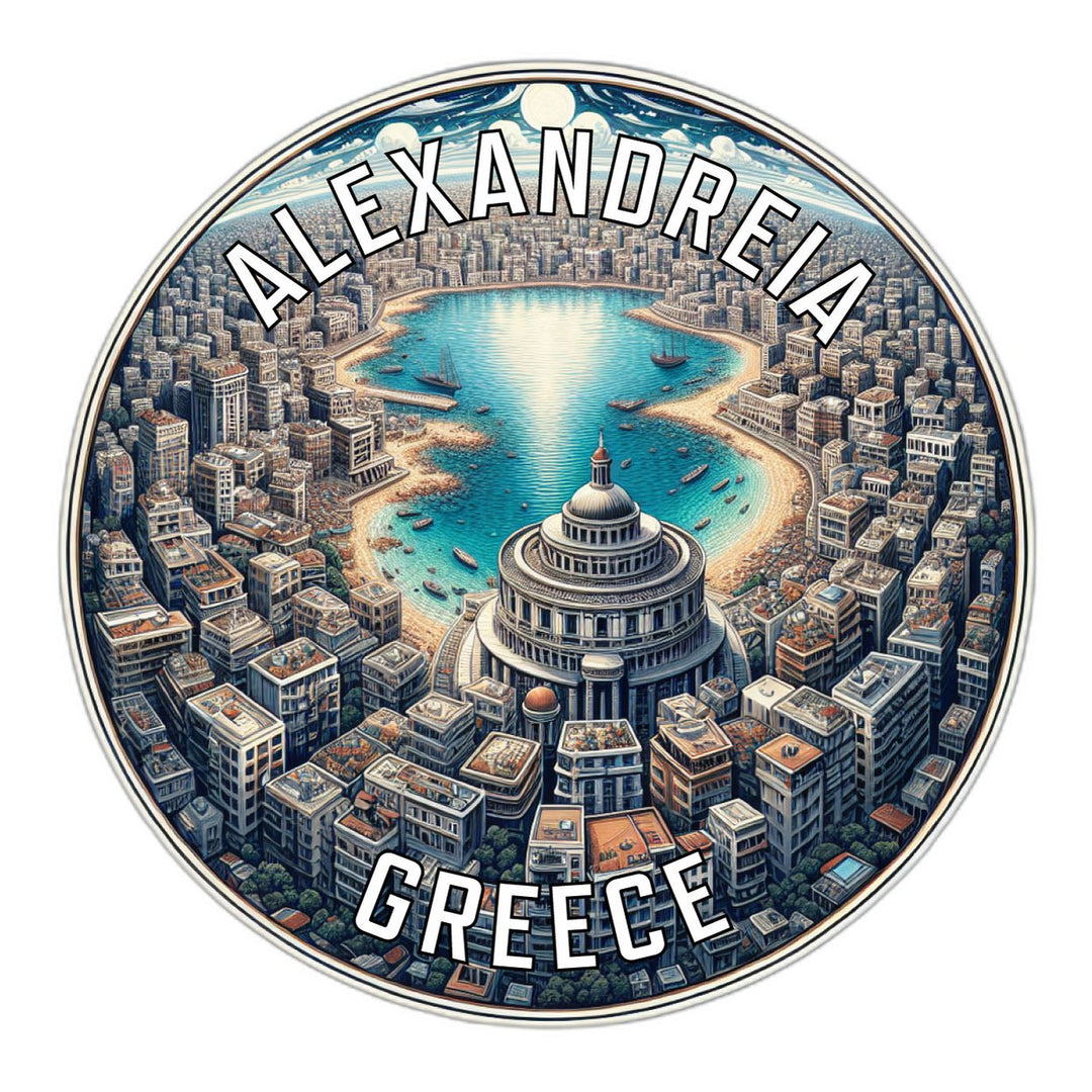 Alexandreia Greece Souvenir Die Cut Flat Magnet Image 1