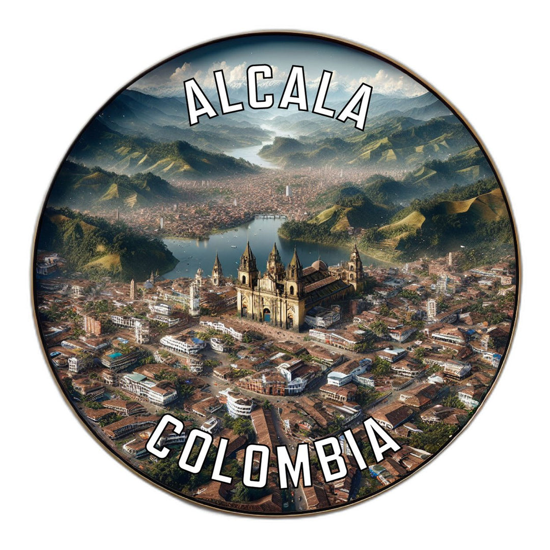 Alcala Colombia Souvenir Die Cut Flat Magnet Image 1