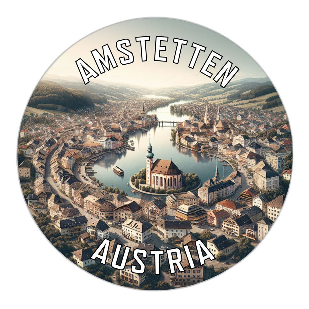 Amstetten Austria Souvenir Die Cut Flat Magnet Image 1