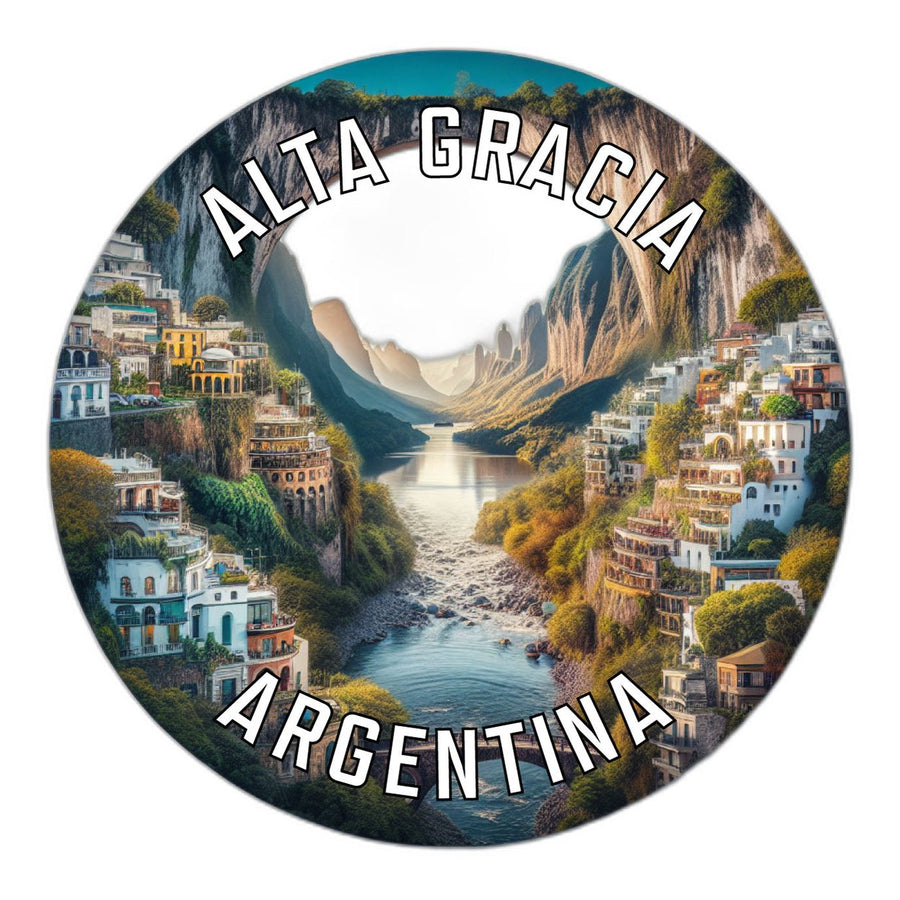 Alta Gracia Argentina Souvenir Die Cut Flat Magnet Image 1