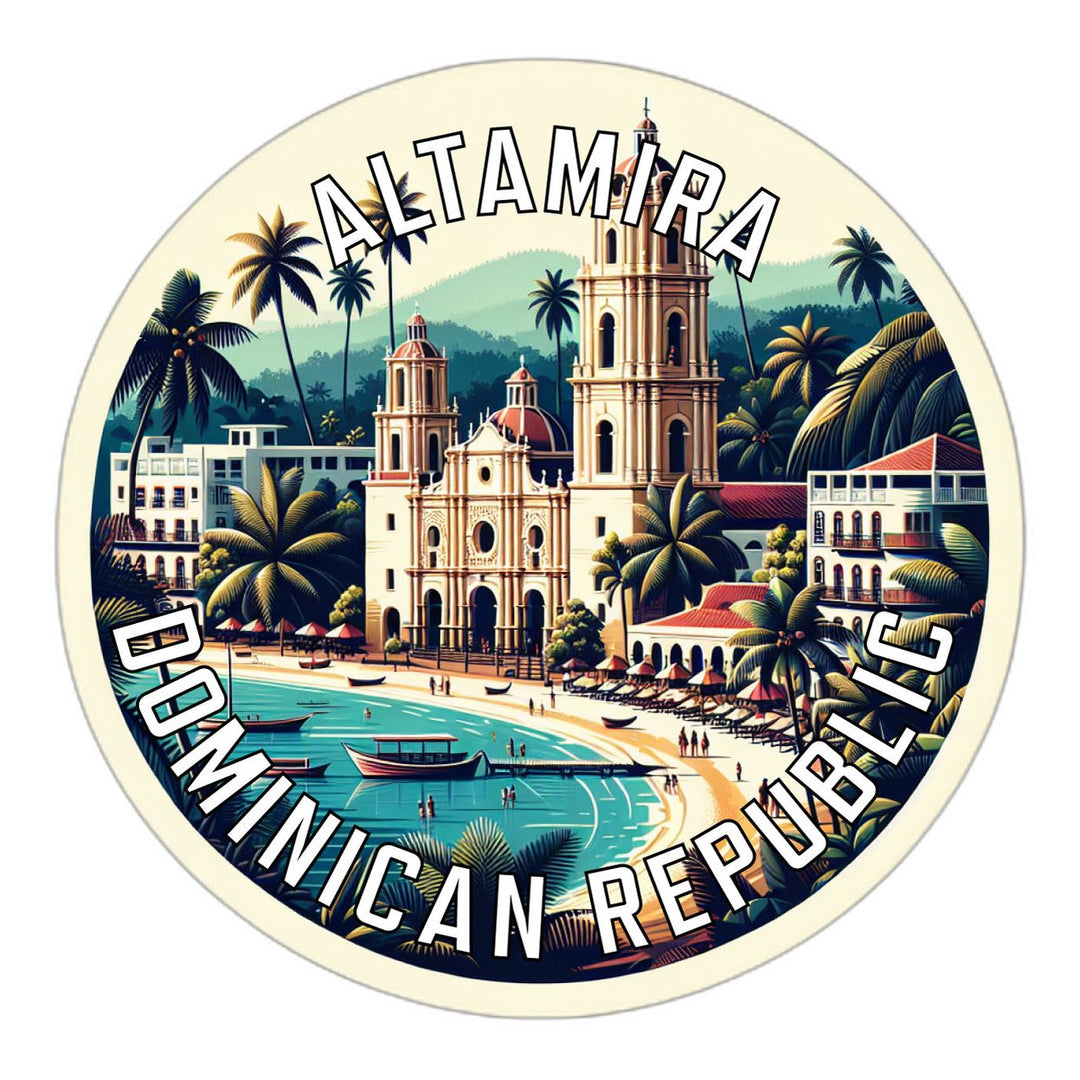 Altamira Dominican Republic Souvenir Die Cut Flat Magnet Image 1