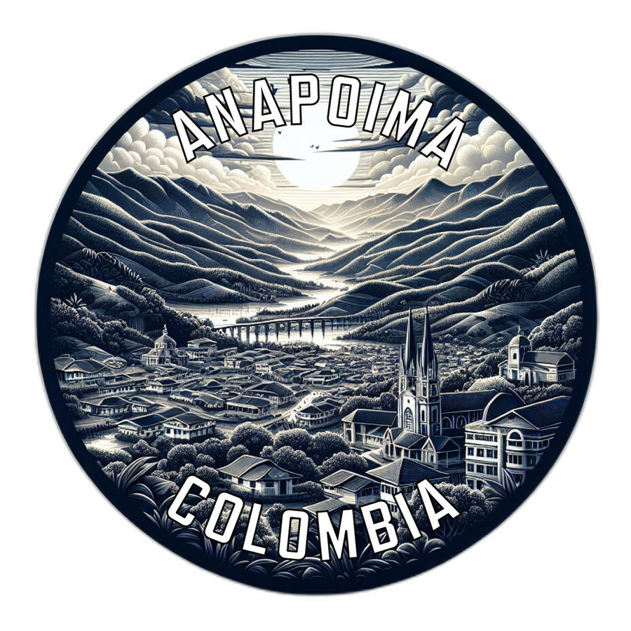 Anapoima Colombia Souvenir Die Cut Flat Magnet Image 1