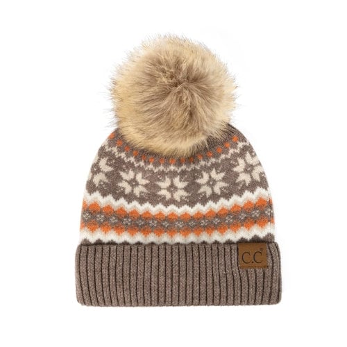 Nordic Fair Isle Beanie Image 3