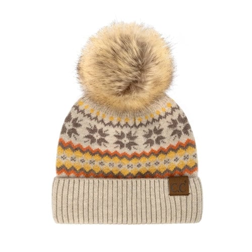 Nordic Fair Isle Beanie Image 4