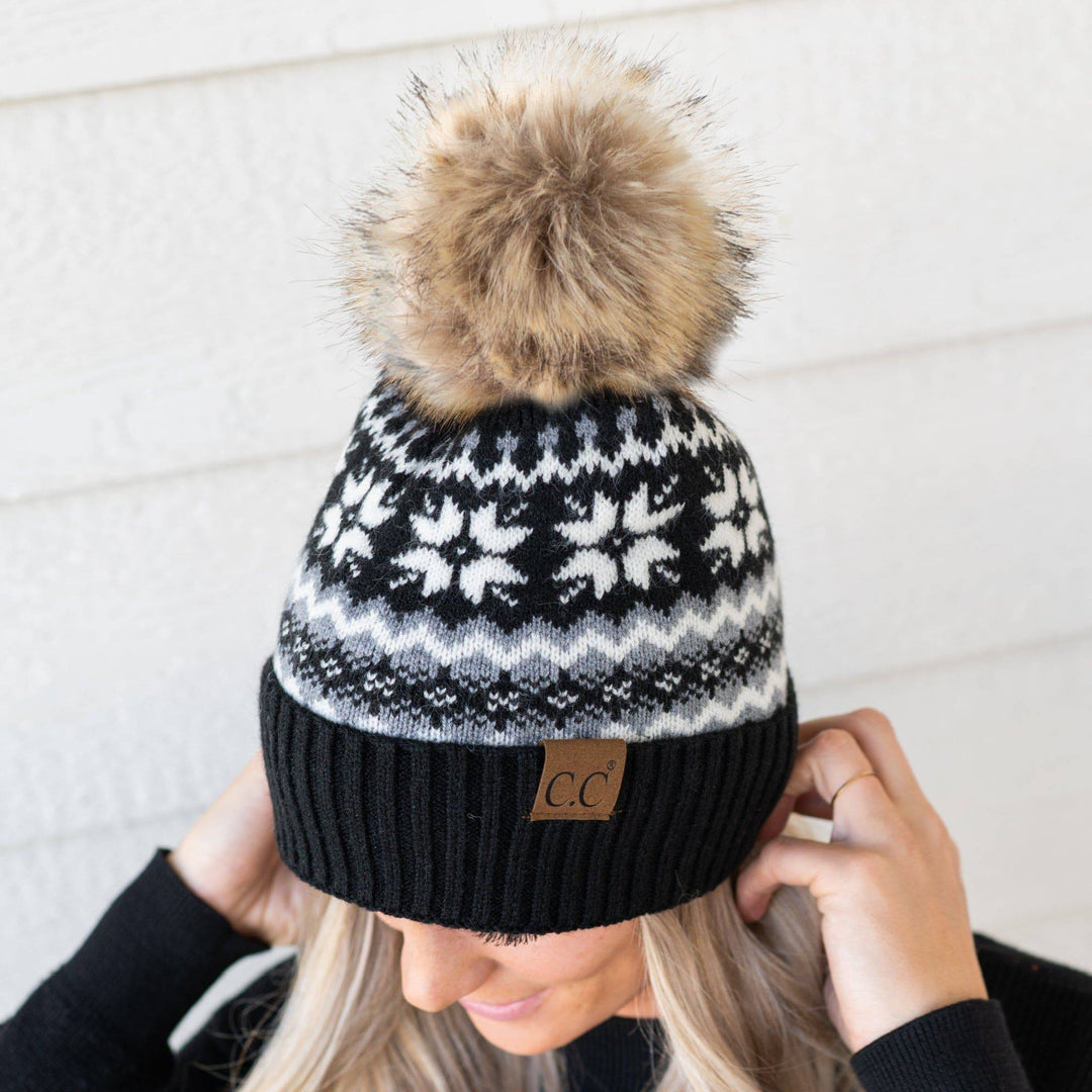 Nordic Fair Isle Beanie Image 11