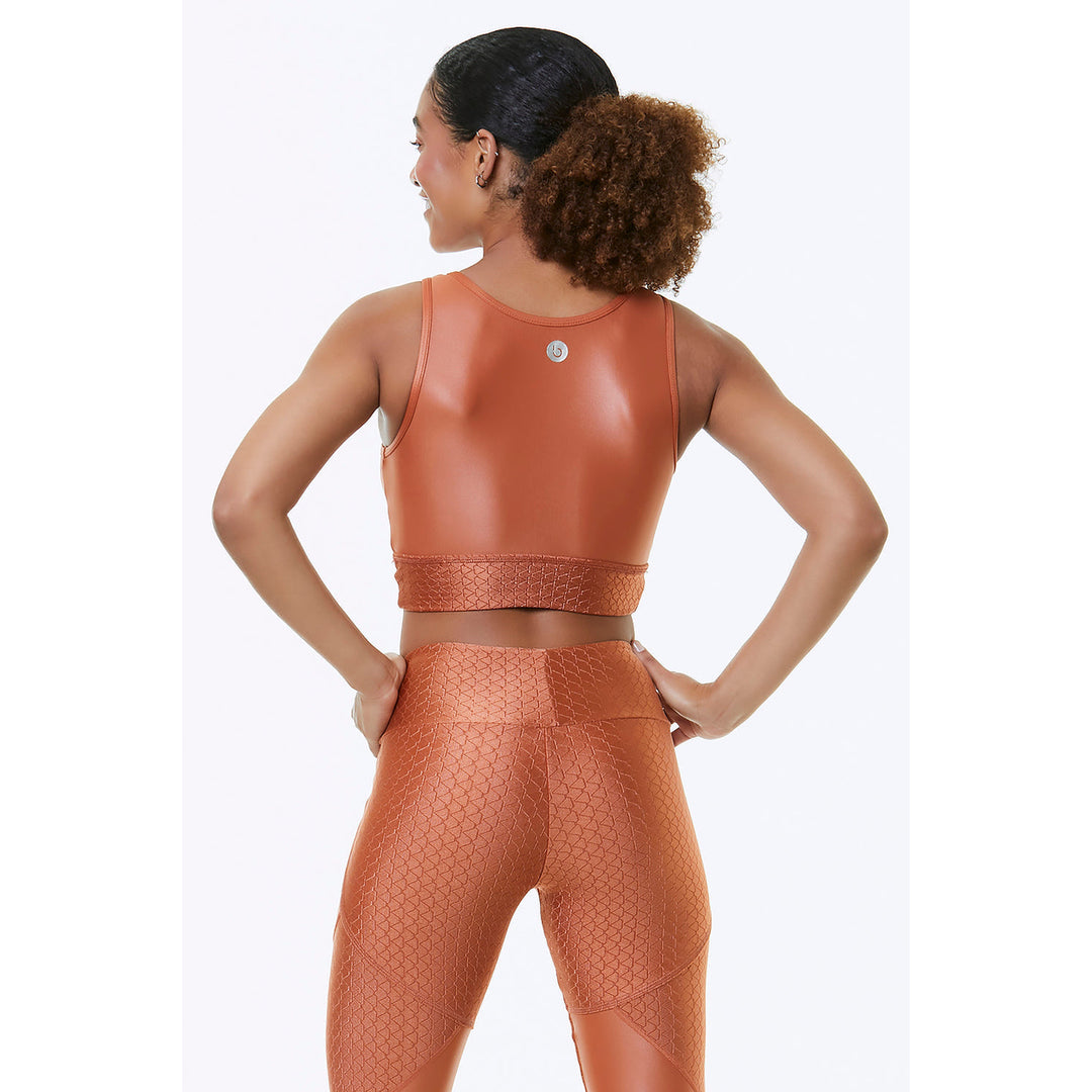 ORANGE BLOSSOM CROPPED SPORTS BRA Image 3