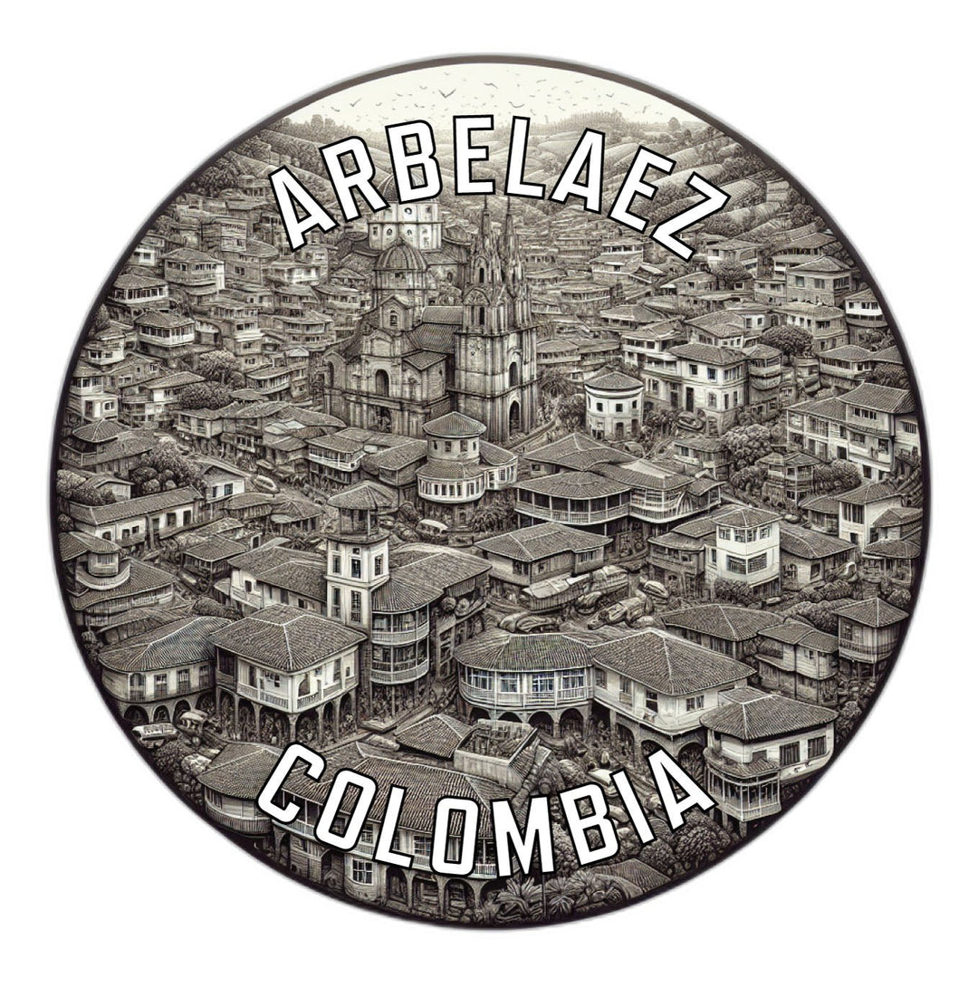 Arbelaez Colombia Souvenir Die Cut Flat Magnet Image 1