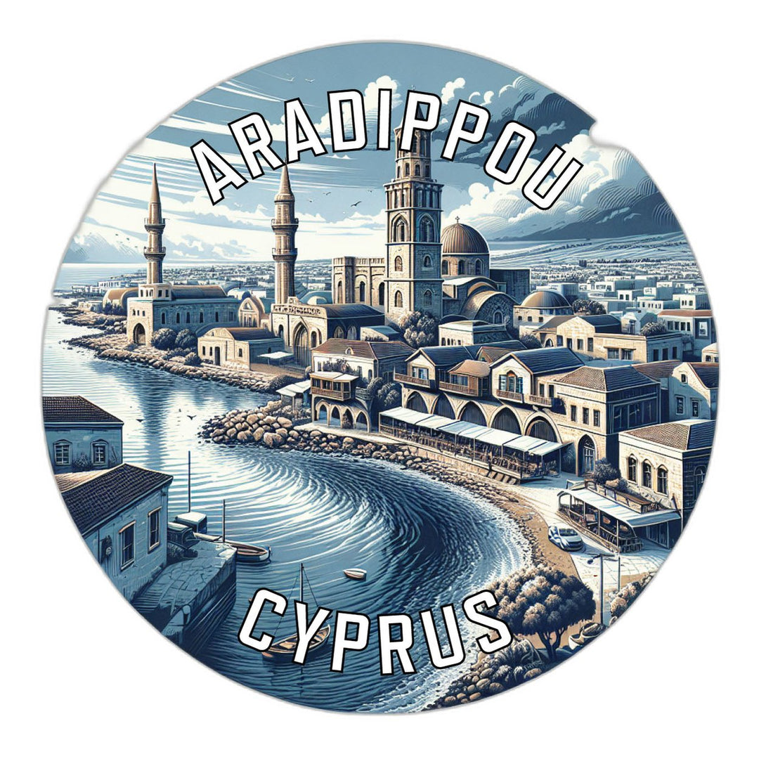 Aradippou Cyprus Souvenir Die Cut Flat Magnet Image 1