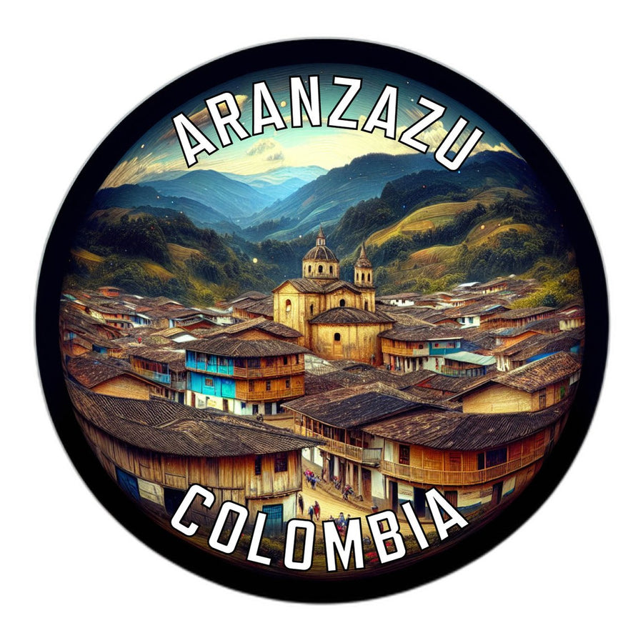 Aranzazu Colombia Souvenir Die Cut Flat Magnet Image 1