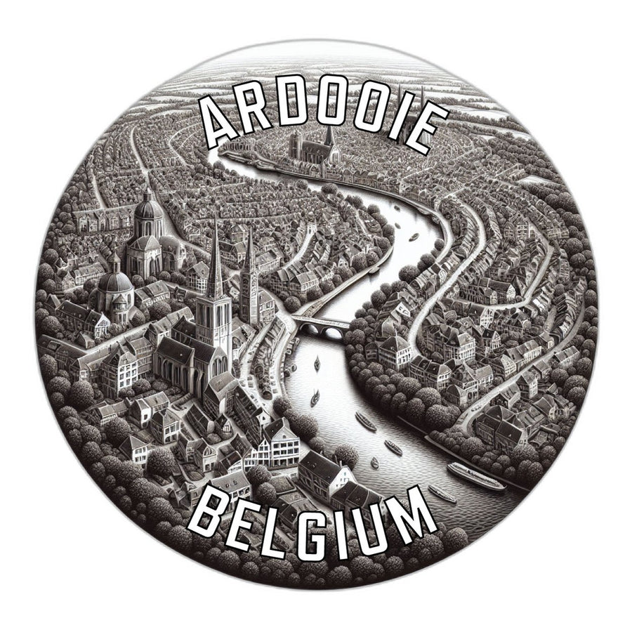 Ardooie Belgium Souvenir Die Cut Flat Magnet Image 1