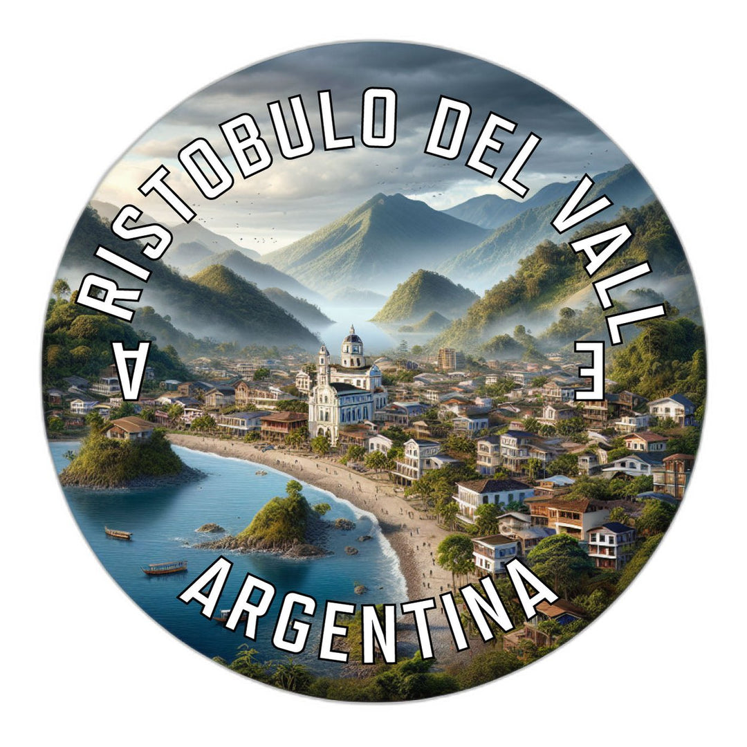 Aristobulo del Valle Argentina Souvenir Die Cut Flat Magnet Image 1