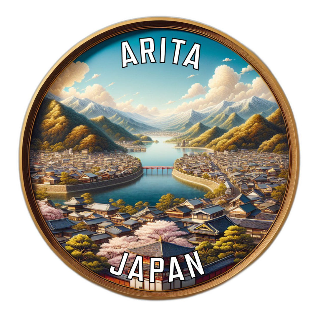 Arita Japan Souvenir Die Cut Flat Magnet Image 1