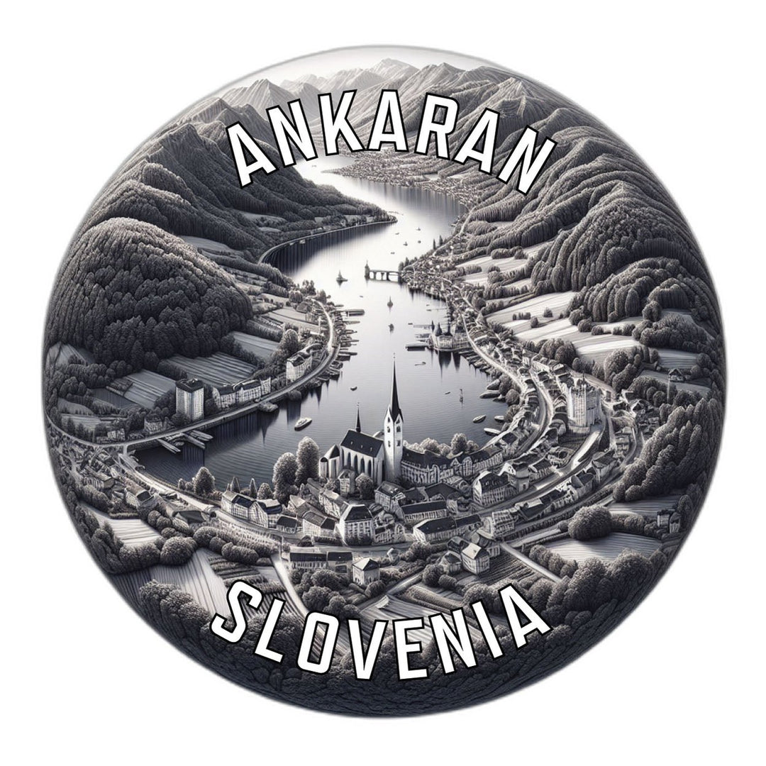 Ankaran Slovenia Souvenir Die Cut Flat Magnet Image 1