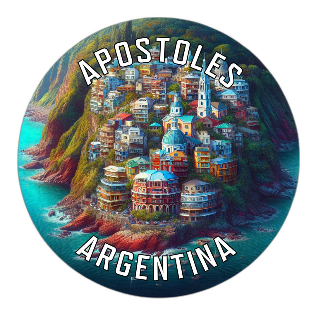 Apostoles Argentina Souvenir Die Cut Flat Magnet Image 1