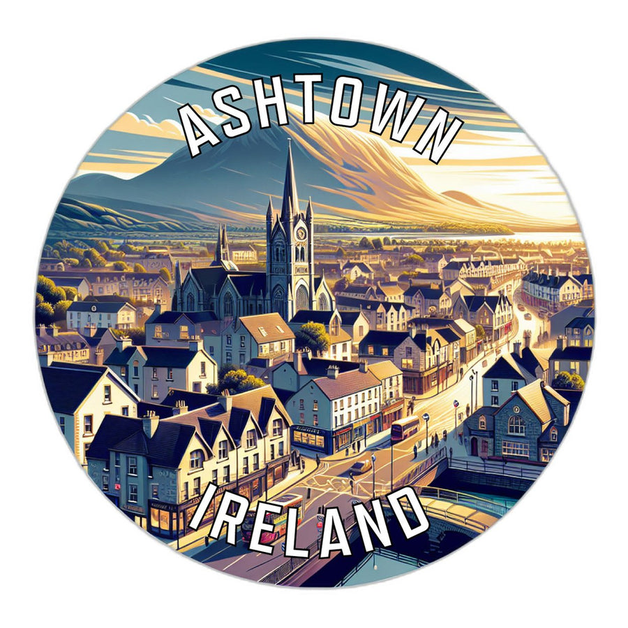 Ashtown Ireland Souvenir Die Cut Flat Magnet Image 1