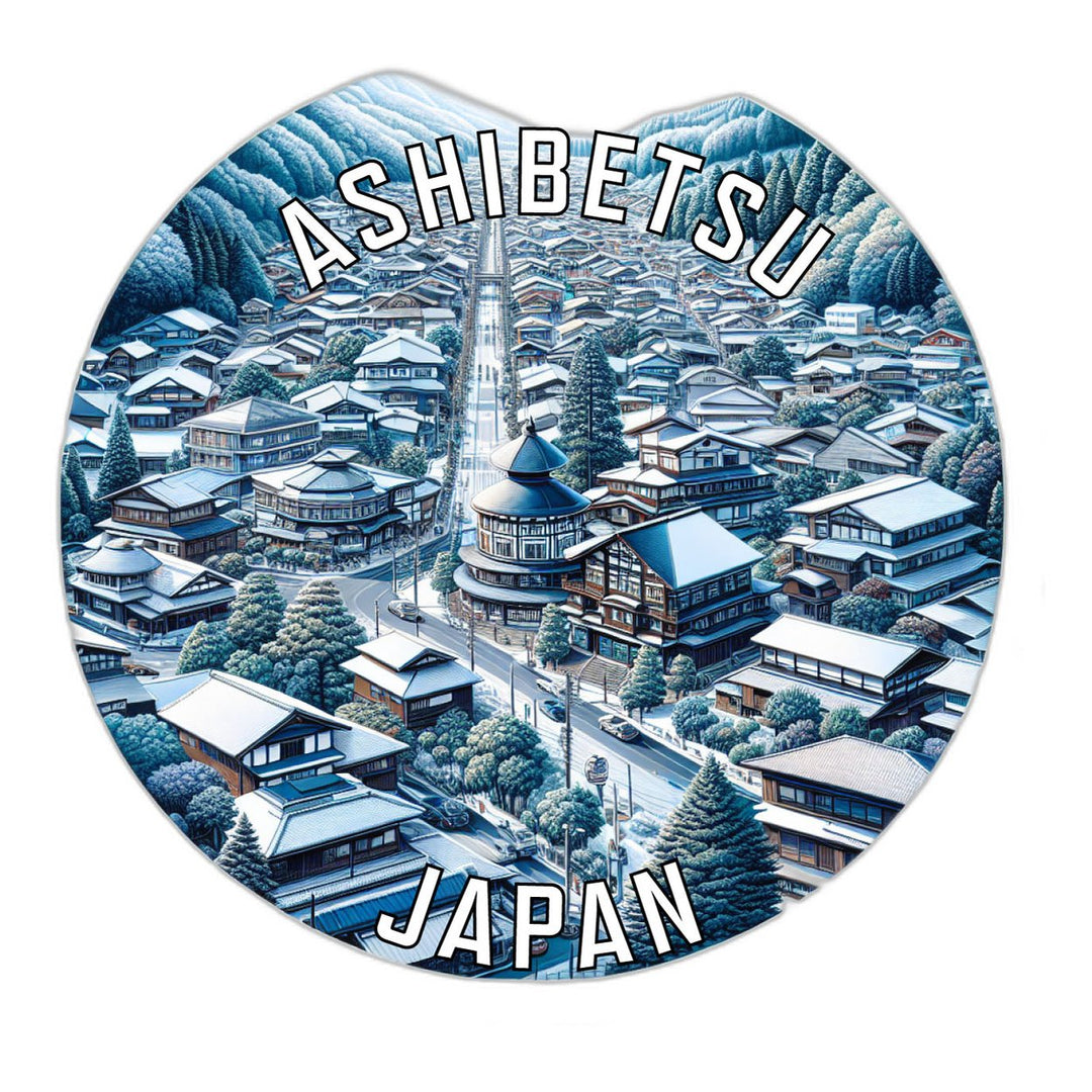 Ashibetsu Japan Souvenir Die Cut Flat Magnet Image 1