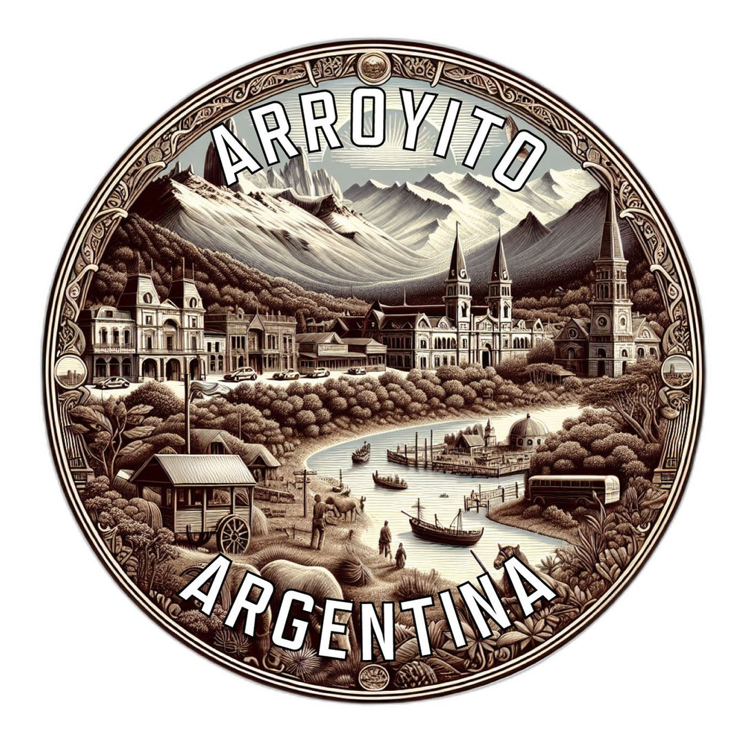 Arroyito Argentina Souvenir Die Cut Flat Magnet Image 1