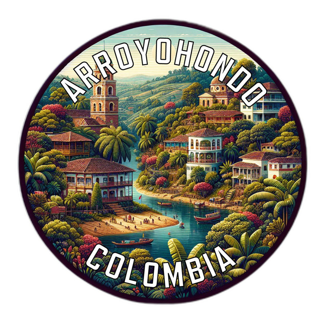 Arroyohondo Colombia Souvenir Die Cut Flat Magnet Image 1