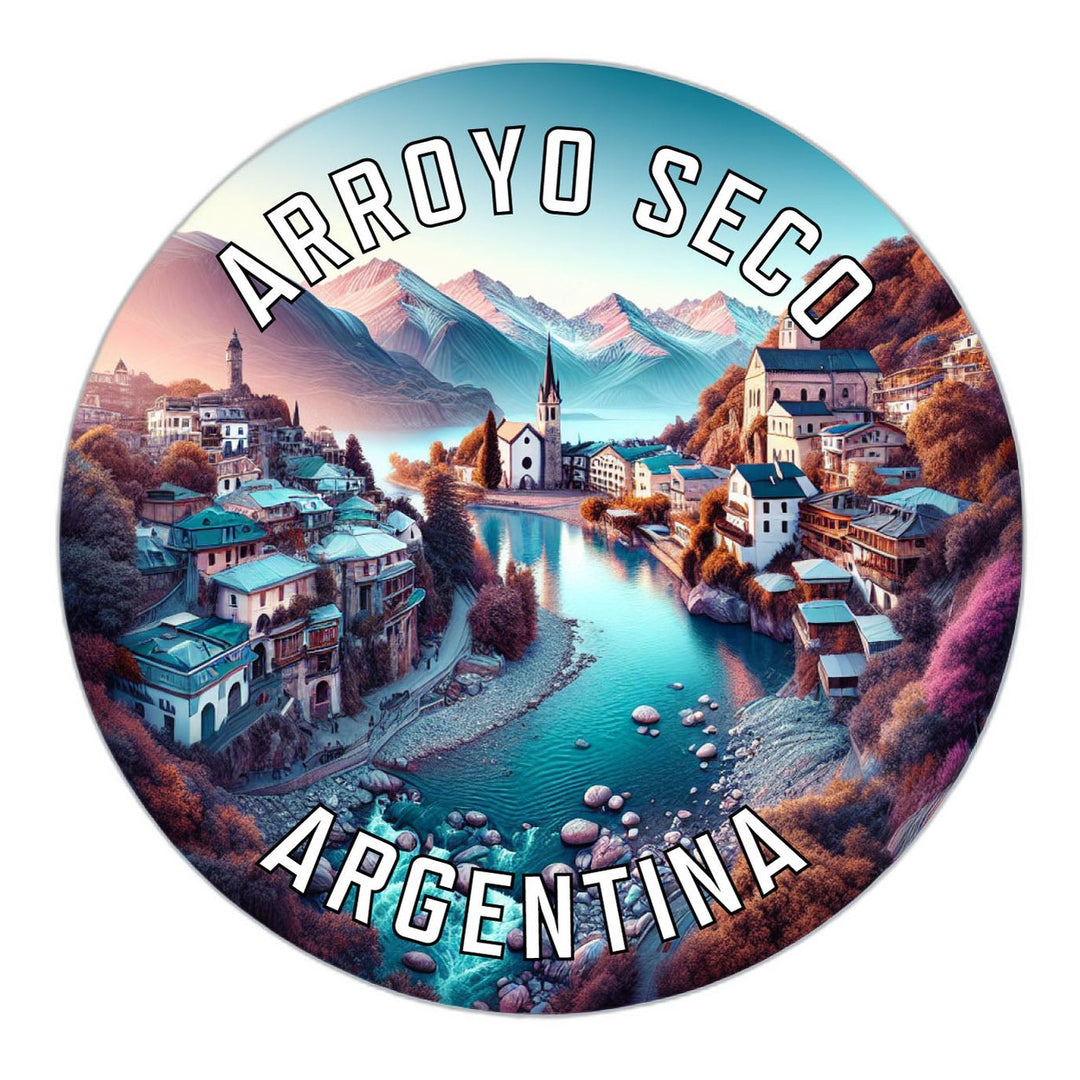 Arroyo Seco Argentina Souvenir Die Cut Flat Magnet Image 1