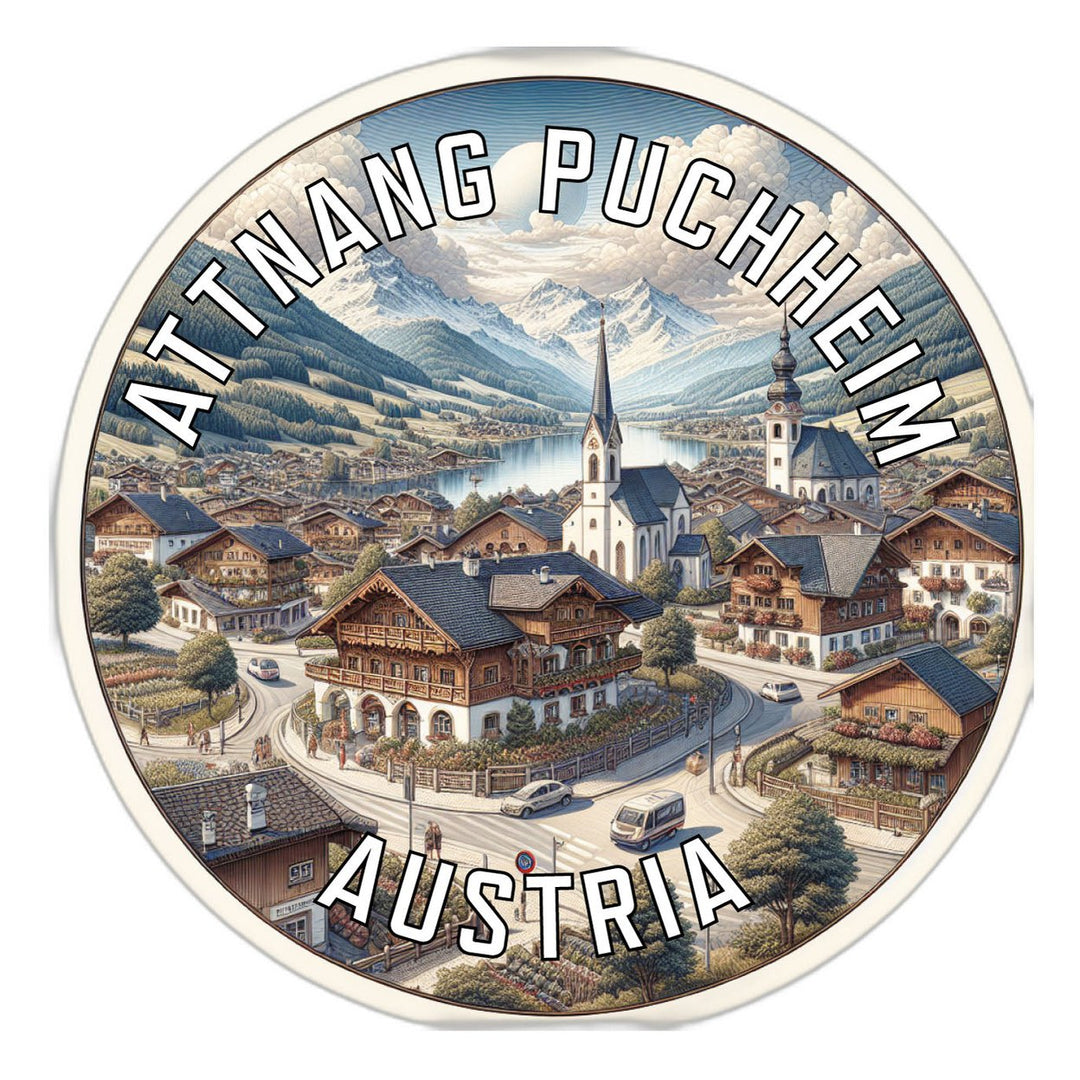 Attnang Puchheim Austria Souvenir Die Cut Flat Magnet Image 1