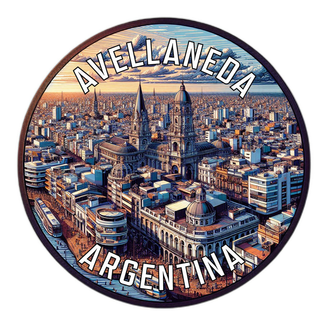 Avellaneda Argentina Souvenir Die Cut Flat Magnet Image 1