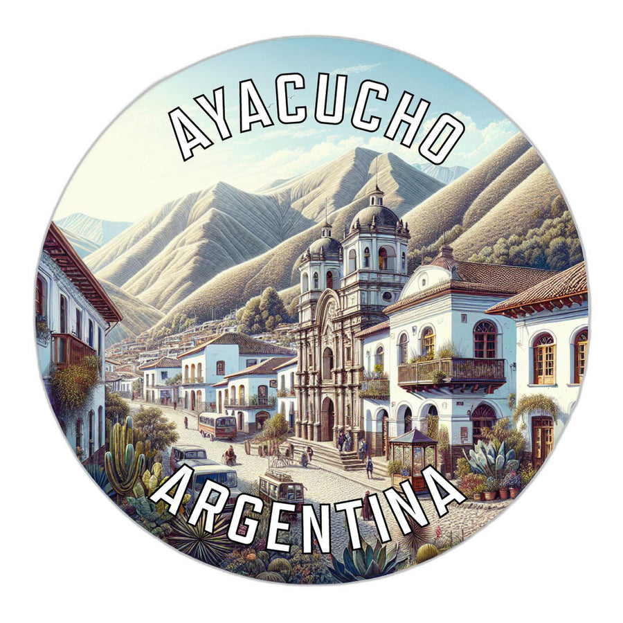 Ayacucho Argentina Souvenir Die Cut Flat Magnet Image 1