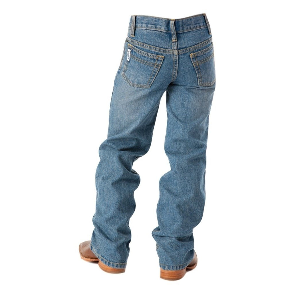 Cinch Western Denim Jeans Boys Slim Straight White Label MB12881001 Image 2