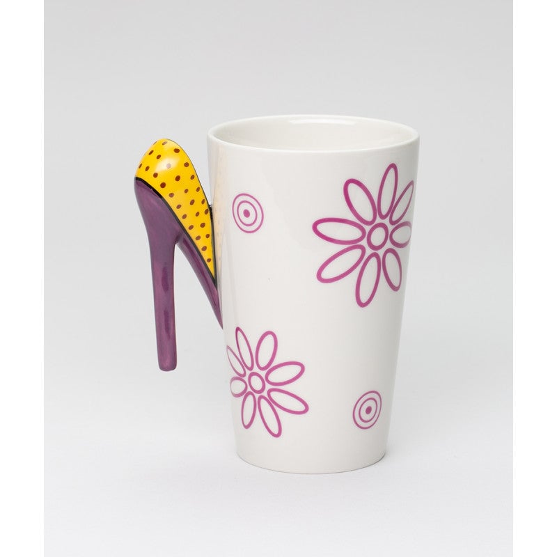 Ceramic Dog Mom Love Mug with High Heel Shoe Handle , Image 2