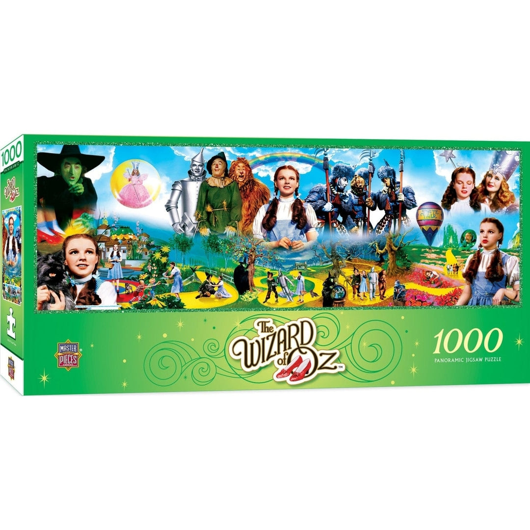 MasterPieces The Wizard of Oz 1000 Piece Panoramic Jigsaw Puzzle 13x39 Recycled Image 1