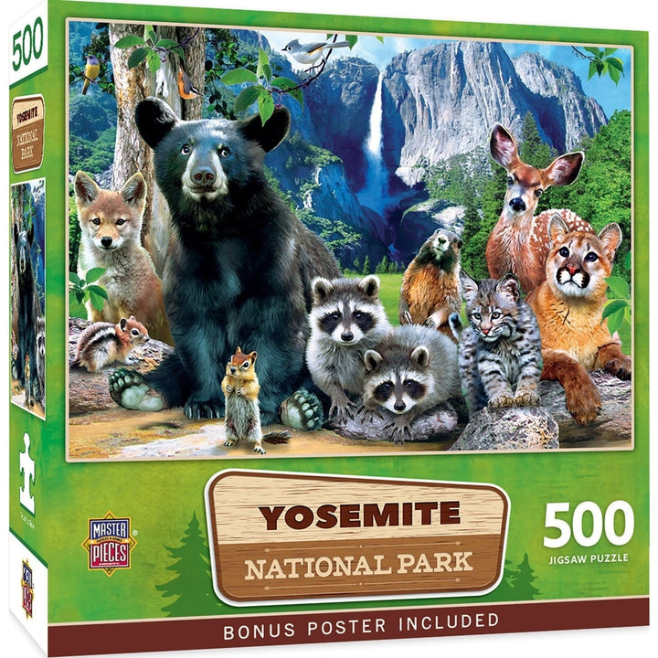 Yosemite National Park 500 Piece Jigsaw Puzzle Premium Quality Recycled Material Image 1