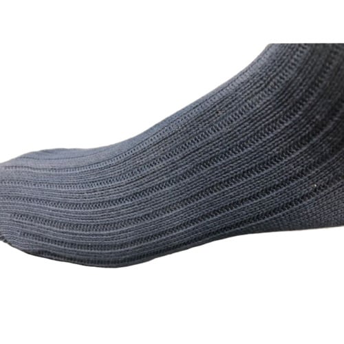 Organic Cotton Solid Color Crew Socks Image 1