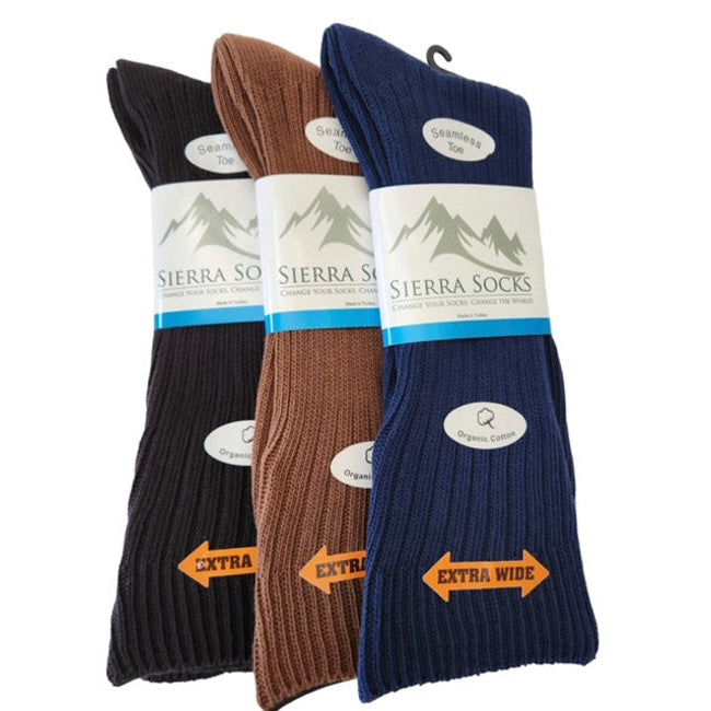 Organic Cotton Solid Color Crew Socks Image 4